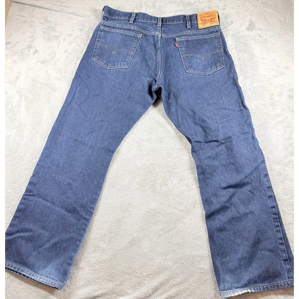 Levi's 517 Bootcut Jeans 36x30 Light Wash Blue Denim Mens